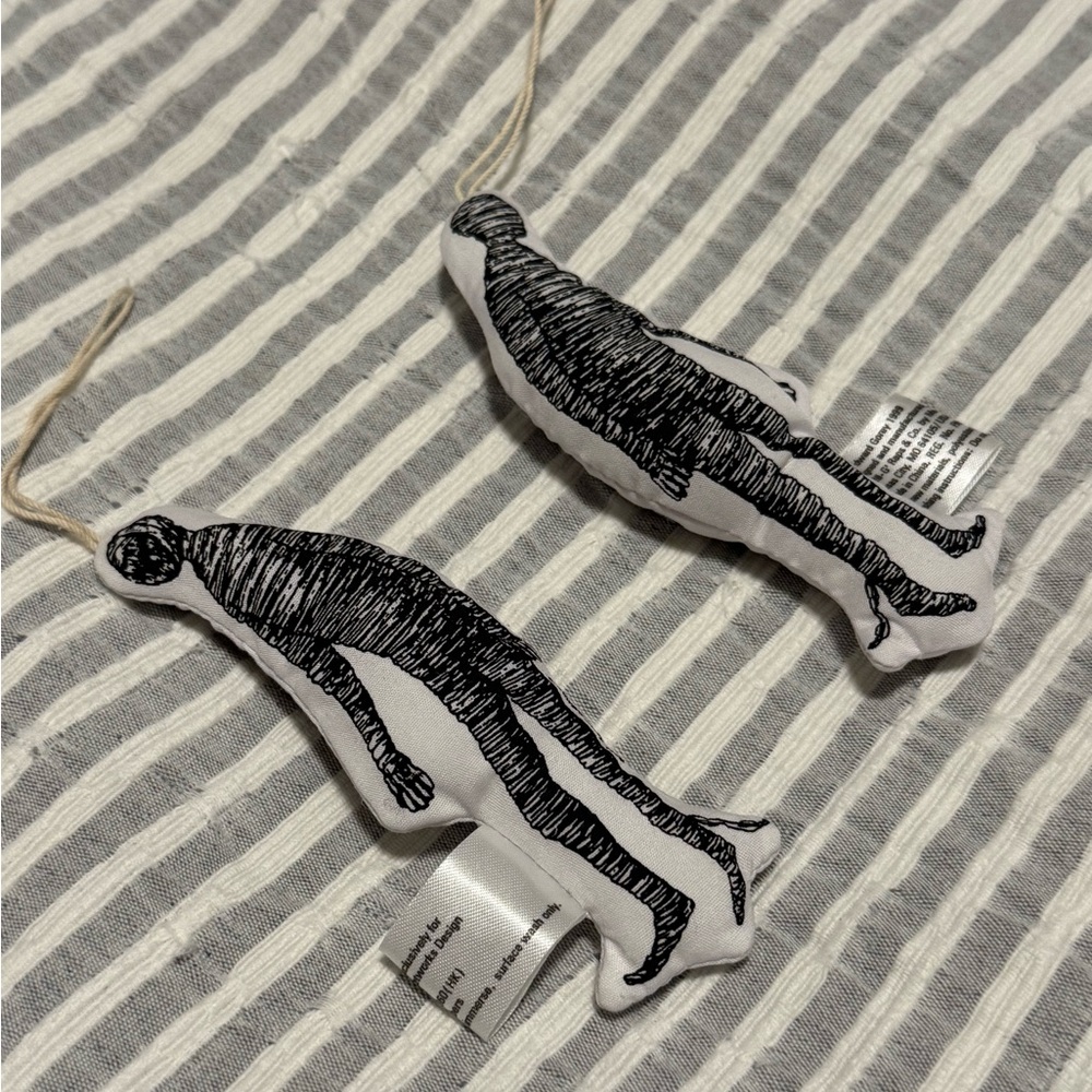 Two Edward Gorey Stuffed Ornaments - Picture 3 of 4